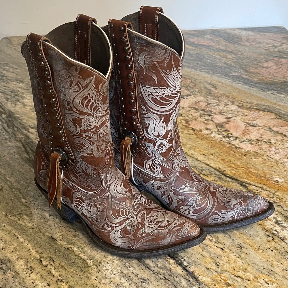 Old Gringo Yippee KayayCrosby 10” Boots NWB Size 8.5